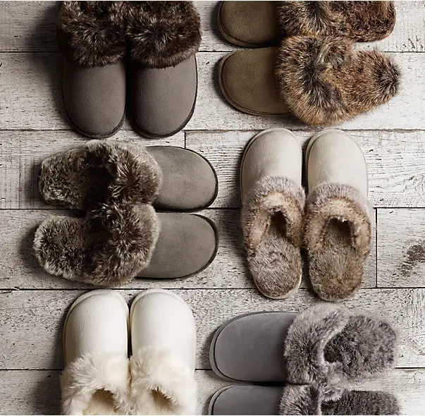 Couple Wool Slippers Men and Women Nonslip Rubber Soled
