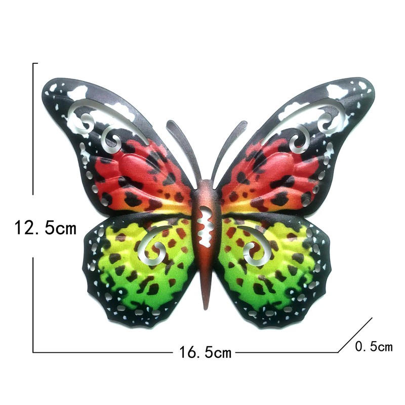 4PCS Large Metal Butterfly Garden Fence Home Wall Art Decoration Ornament — image 8