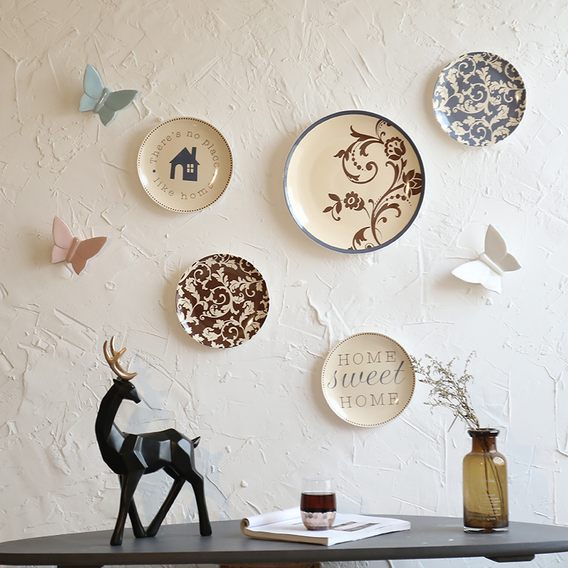 Title 5, Creative wall wall ceramic hanging plate