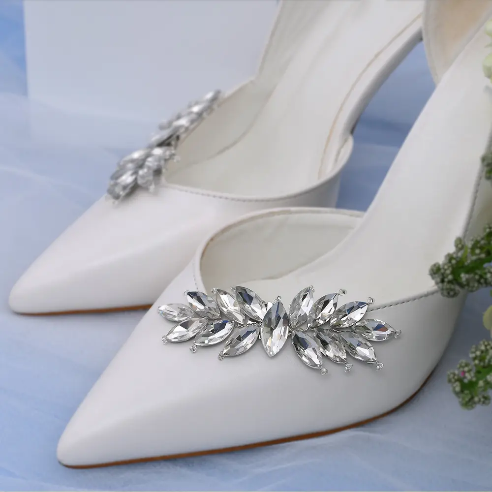Ladies Wedding High Heels Fashion Buckle Accessories Clothes Decoration