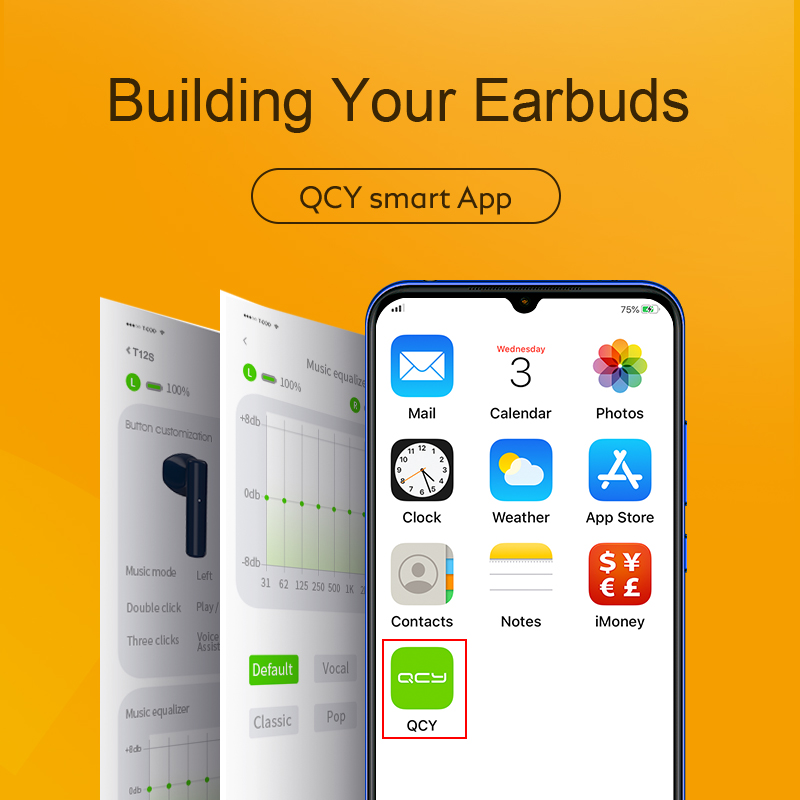 Wireless Bluetooth Headset Binaural Semi-in-ear Sports Running - Image 5