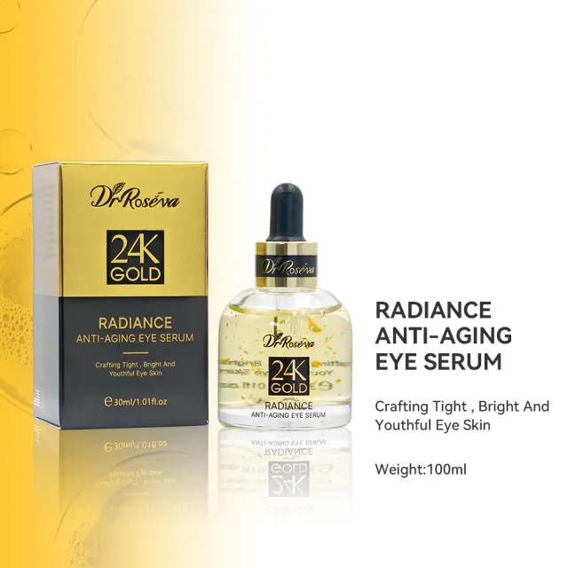 DR.ROSEVA 24K Gold Radiance Luxury Set Brightening & Firming Skincare Gift Box With Hyaluronic Acid Niacinamide Serum Eye Serum - Shop at LoveMi