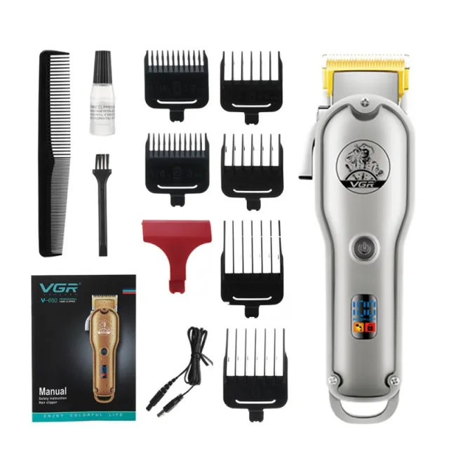 Waterproof LED Digital Display Electric Hairdresser Silver - Shop at LoveMi