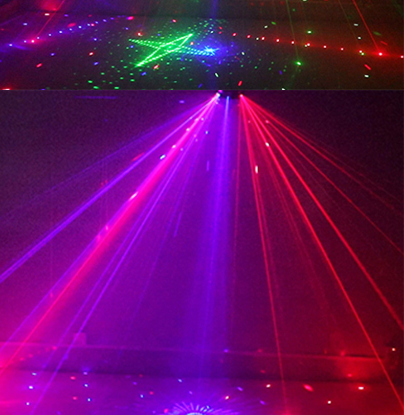 Title 3, New Stage Fan-shaped Laser Light