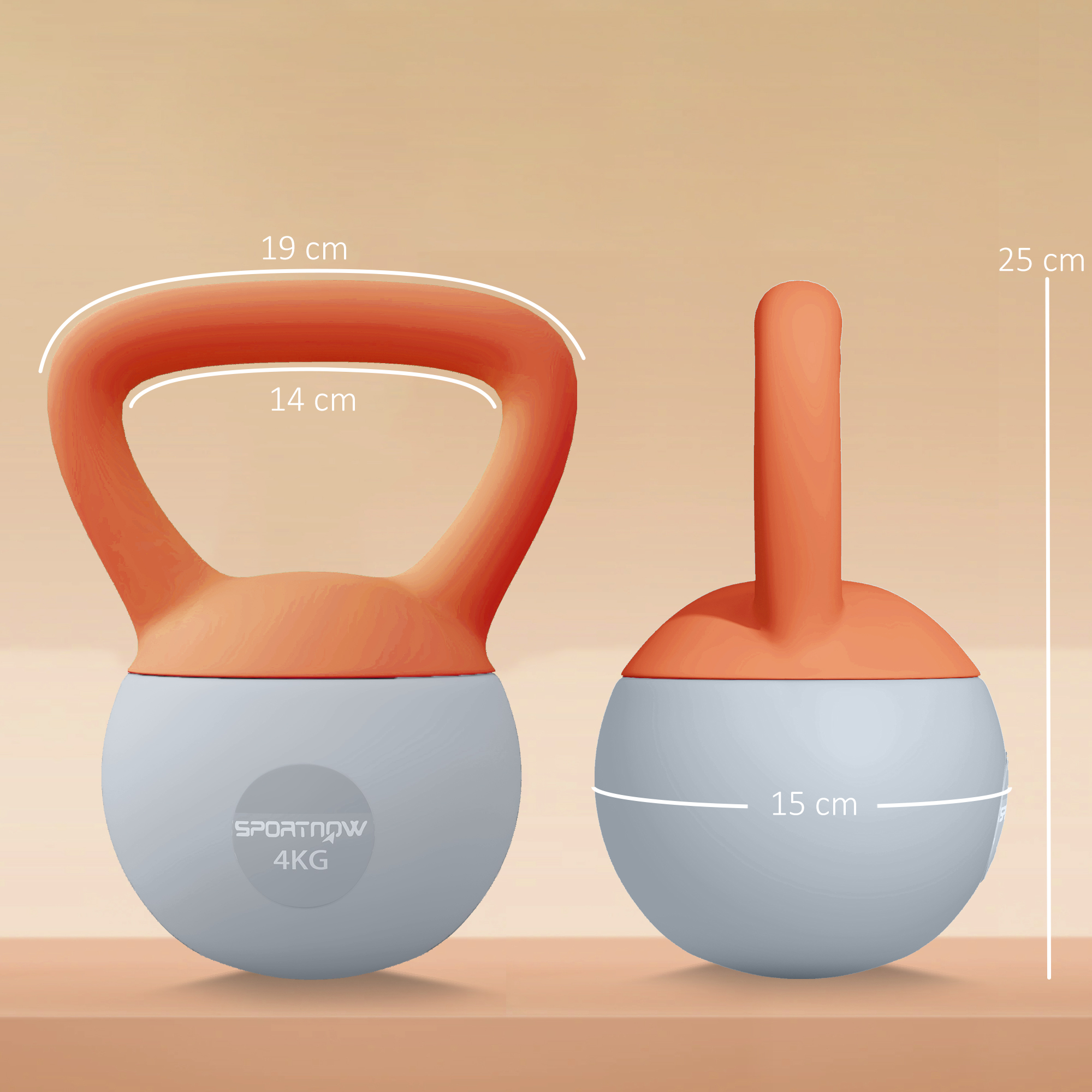 4kg Soft Kettlebell With Anti Slip Handle, Suitable For Home Gym — image 7