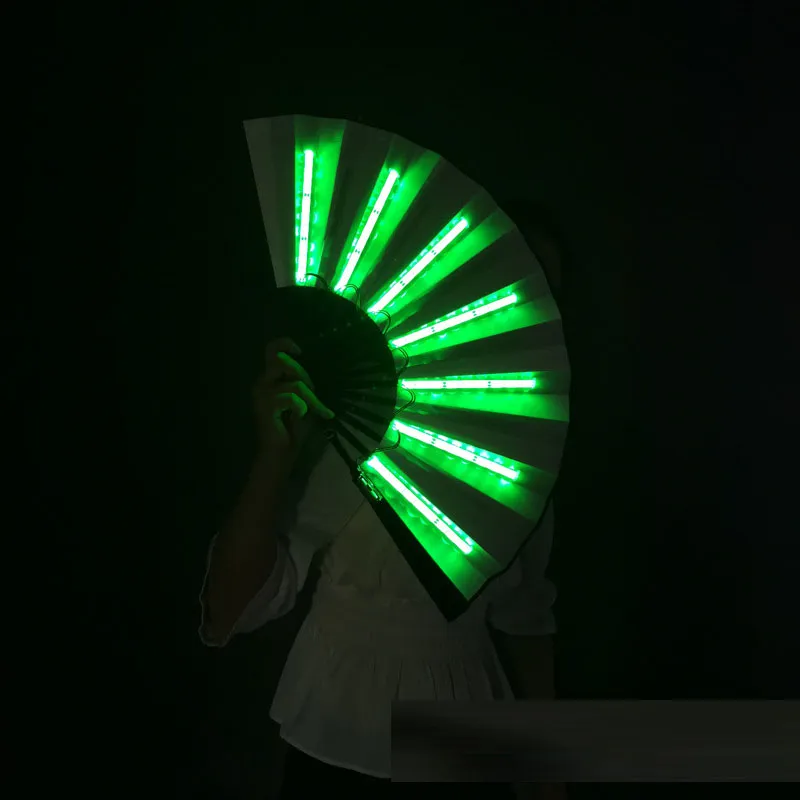 LED Luminous Fan Color Folding Fan – image 6