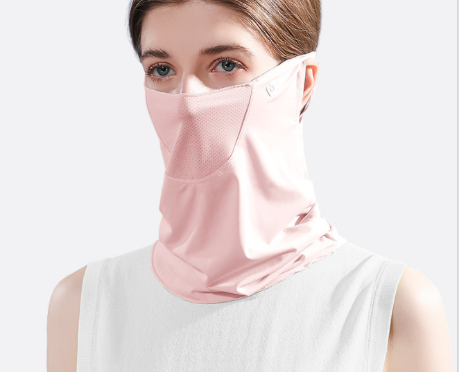 Summer Face Cover Face Scarf Balaclava UV Protction Earloop Neck Gaiter Breathable Outdoor Sports Women — foto 5