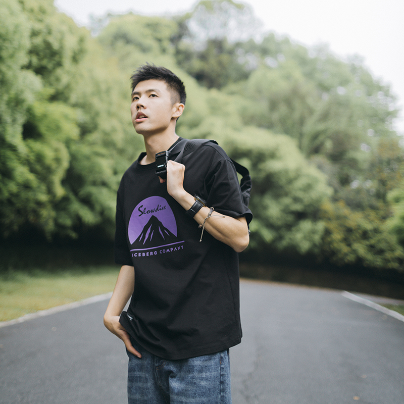 Couples European And American Simple Casual Boys Cotton T-shirt Trend