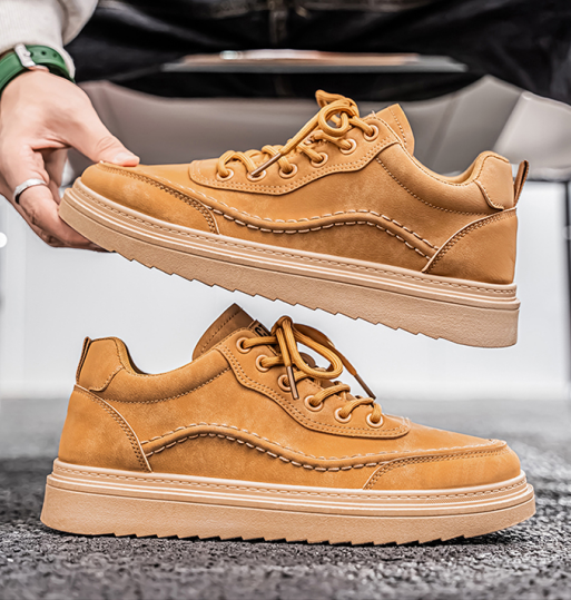 PU Platform Sneakers