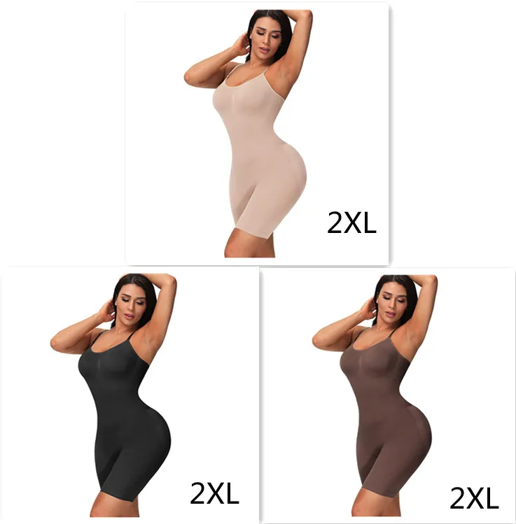 Women's Seamless Body Shaping Bodysuit Thin Elastic Body Shaping Bodysuit Tight Tummy Tummy - Set
