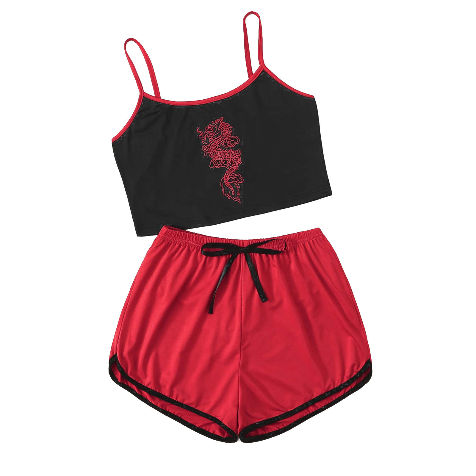 Casual Printed Long-sleeved Pajamas