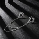 Silver Black Gem