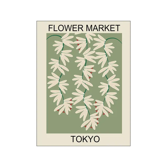 Simple American Flower Abstract Decorative Painting - Shop at LoveMi
