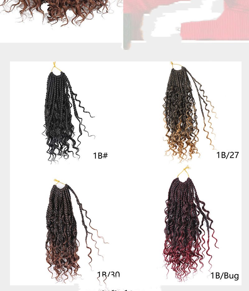 Non hair Dirty Braid Crochet Join Hair Braid Three Strand Braid Thin Braid 14In - Shop at LoveMi