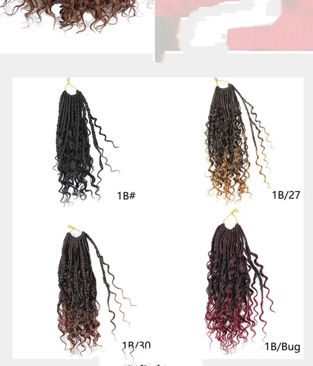 Non hair Dirty Braid Crochet Join Hair Braid Three Strand Braid Thin Braid 14In - Shop at LoveMi