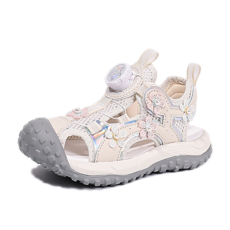 2026 Summer New Girls Closed-Toe Sandals, Kids Soft Sole Non-Slip Beach Shoes, Girls Sports Sandals — foto 2