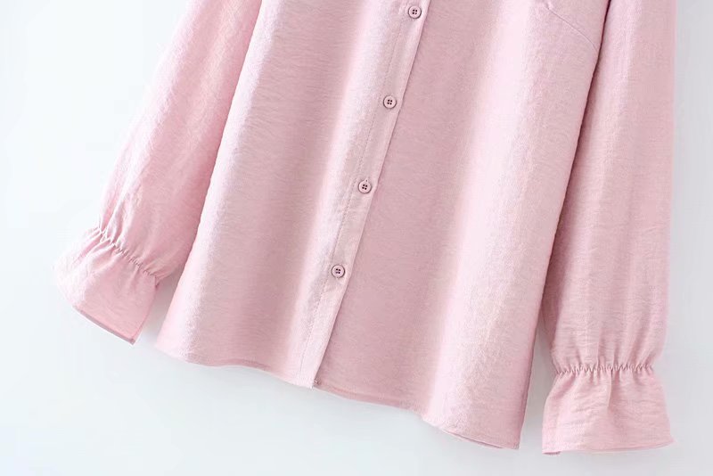 Title 8, Ruffle Collar Long-sleeved Bottoming Shirt