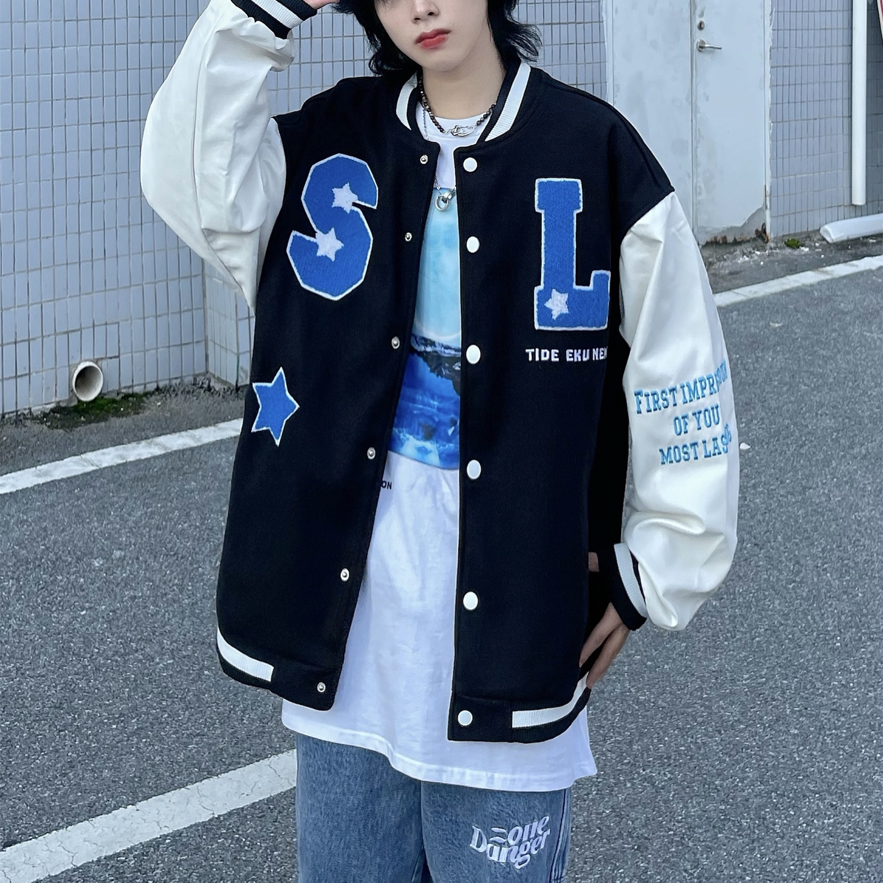 New Loose High Street Baseball Jacket