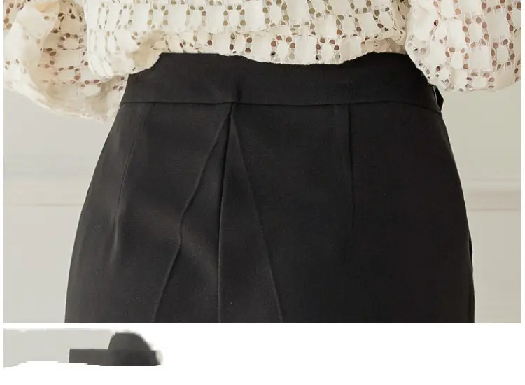 Women's High-waist Straight Loose Korean Style Nine-point Harem Pants