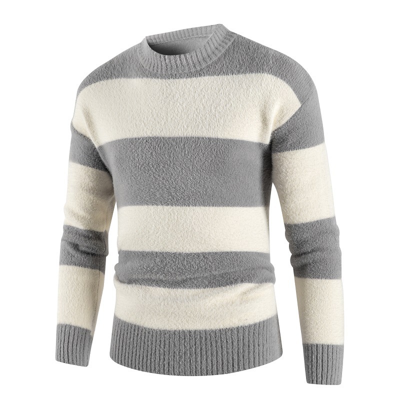 Half Turtleneck Sweater Men's Autumn And Winter New Trend Thickening