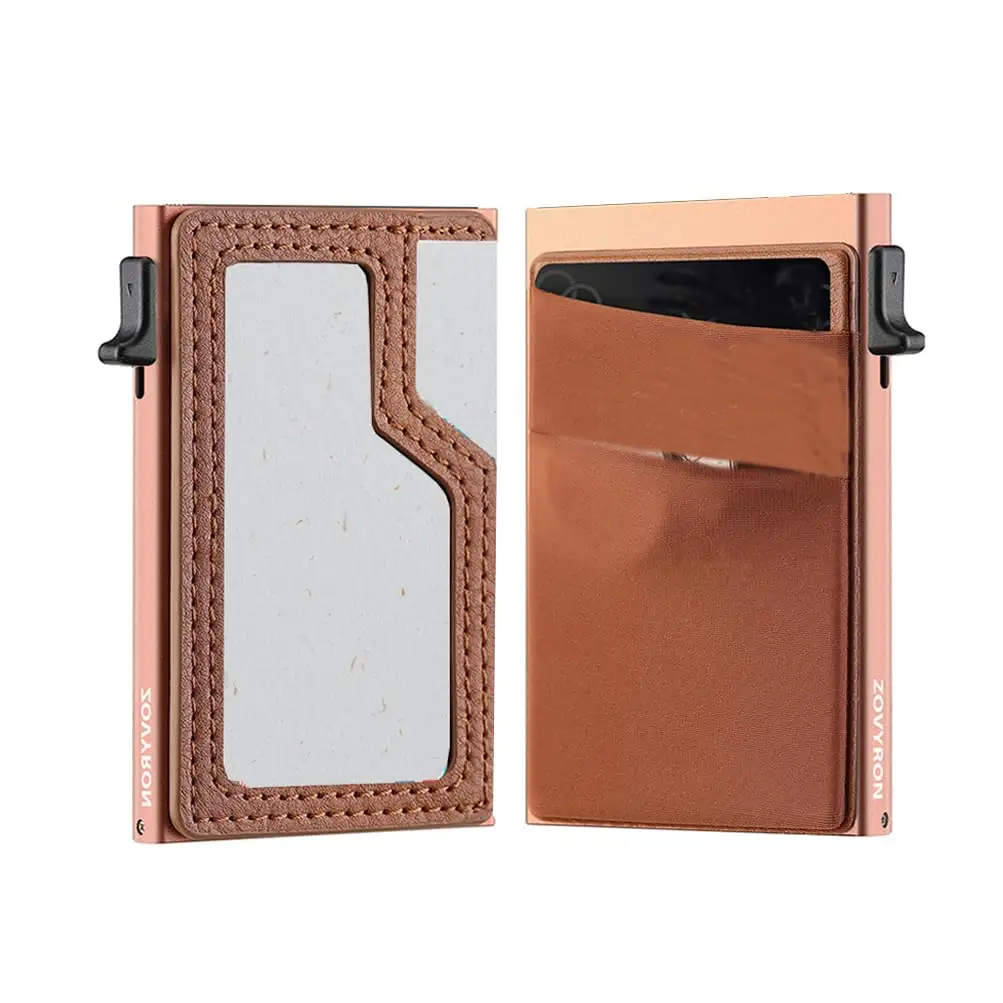 Slim Minimalist Wallet With ID Window, Pop