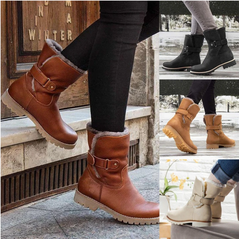 Title 2, Nouvelles bottes mi-hautes pour femmes grande t...