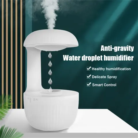 Anti-gravity Air Humidifier Mute Countercurrent Levitating Water Drops Cool