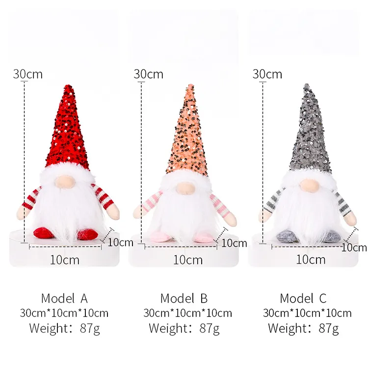 Doll Christmas Glowing Faceless Doll Ornaments – image 7