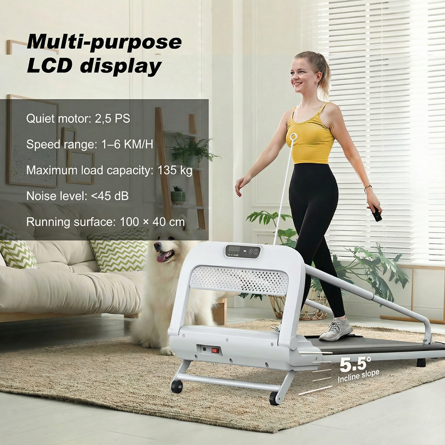 EU New Quiet Smart Pet Treadmill,Adjustable Speed, Perfect For SmallMid-Sized Dogs, Pet Treadmill