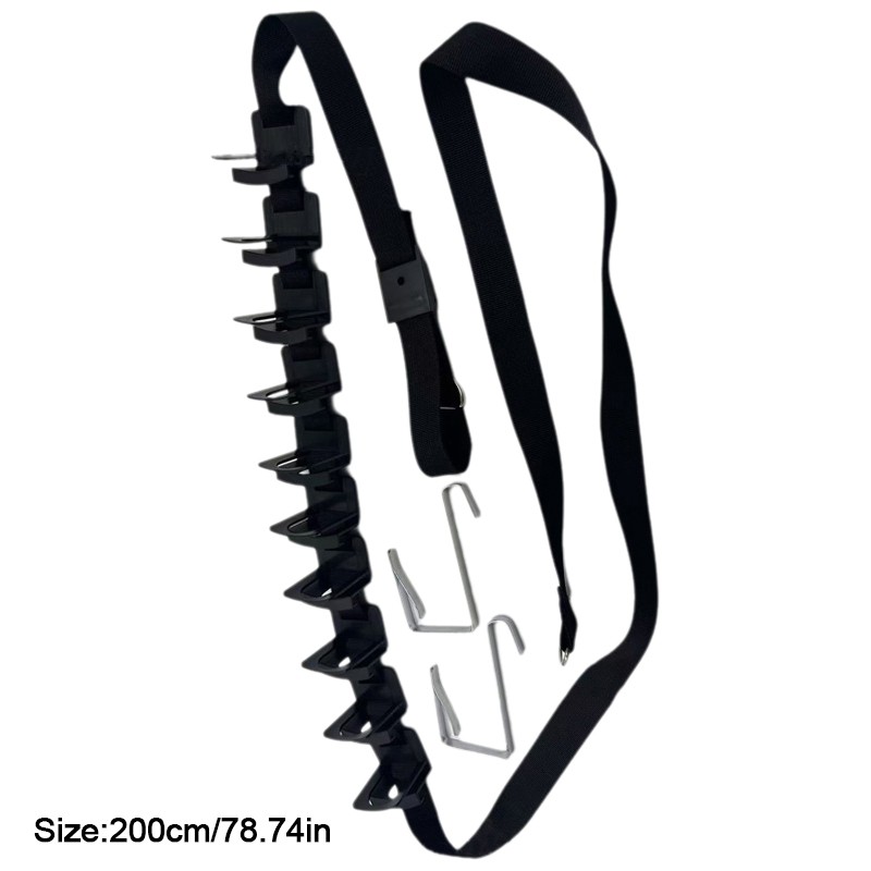 10 Hooks Baseball Cap Rack Hat Holder Home Organizer Storage Door Closet Hanger — image 5