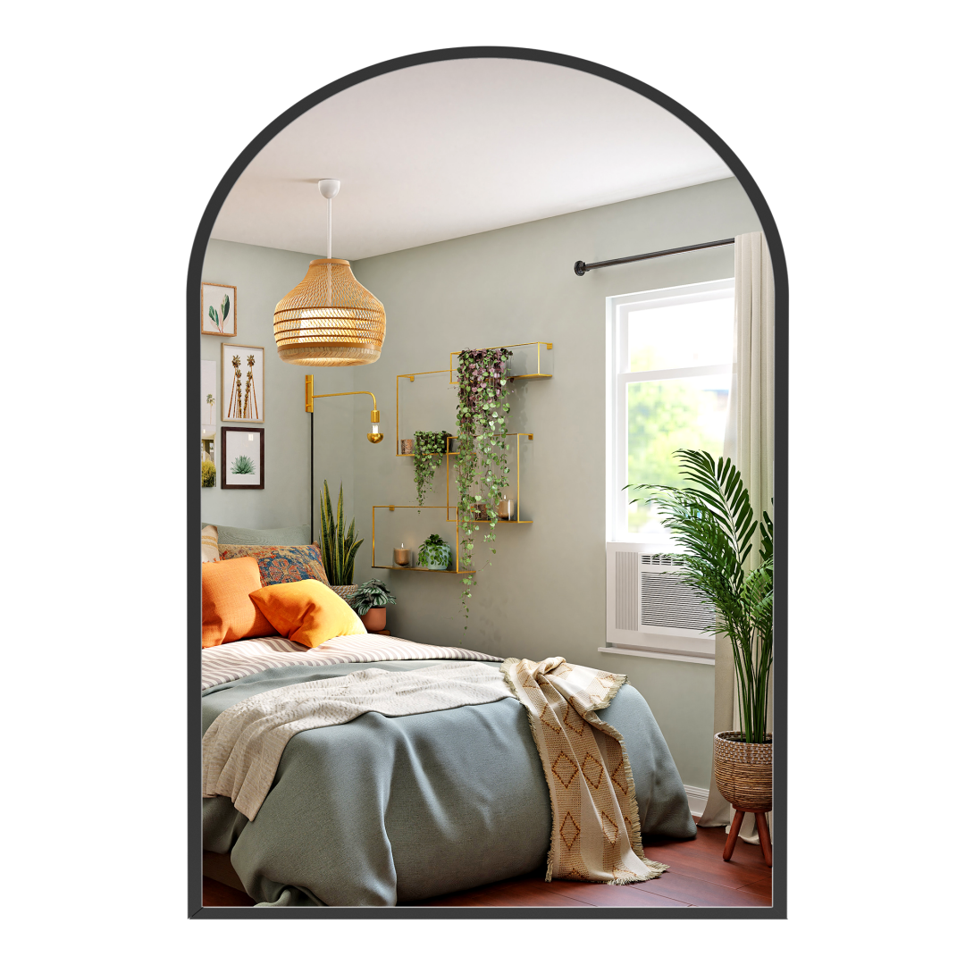 Bathroom Wall Mirror, Metal Frame Vanity Mirror For Bedroom, Entryway, Living Room image 15