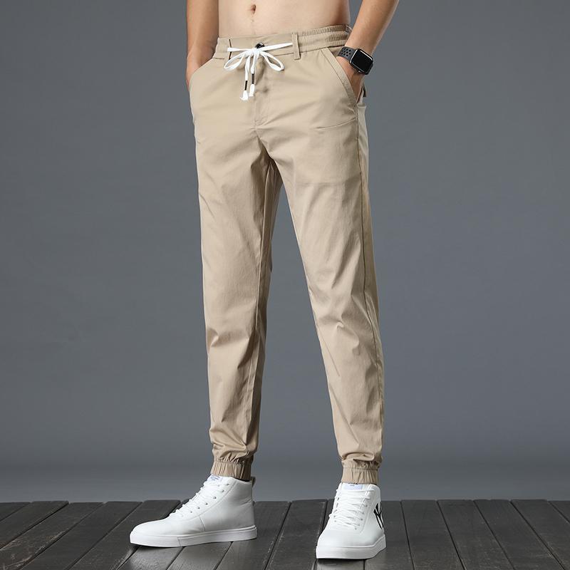 Title 6, Mens Nine-Point Pants Summer Thin Loose-Fittin...