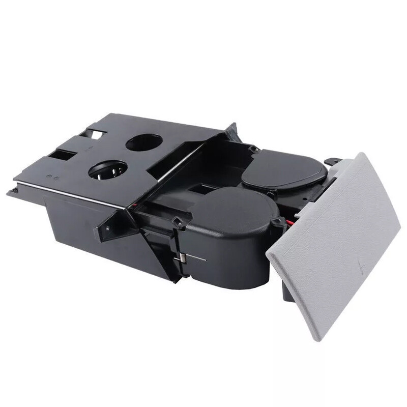 For VW T5 Transporter Ashtray Cup Coin Holder Dual Drink Grey RHD 7H285860130T B — image 4