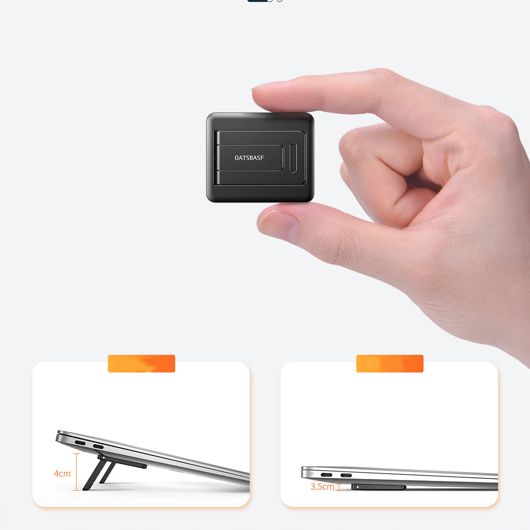 Lazy Bracket Foldable Carrying Belt Increased Ottoman Invisible Notebook Portable Bracket Gift - Image 4