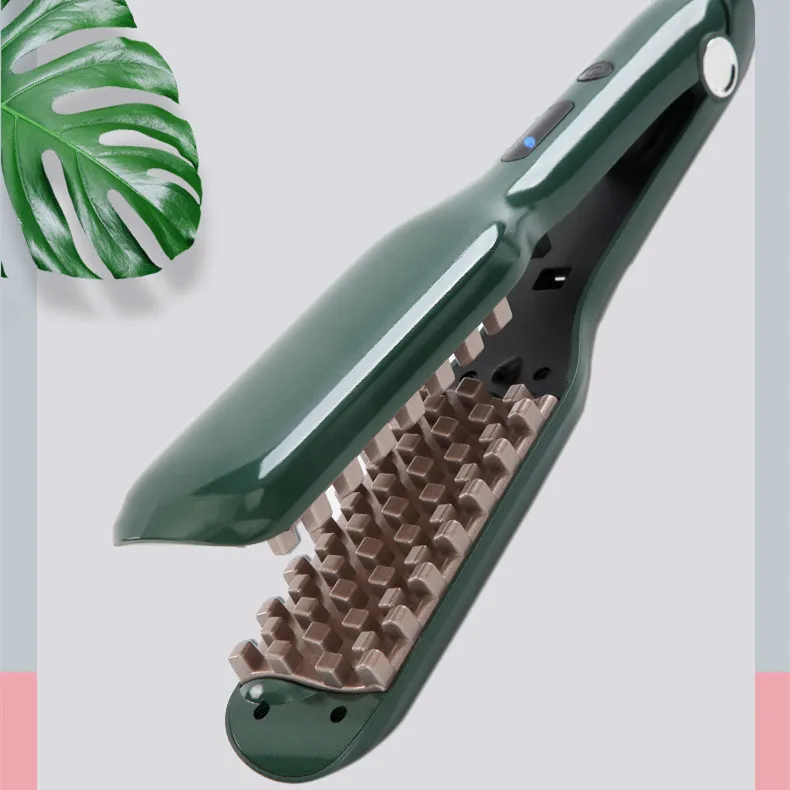 Men's And Women's Negative Ion Hair Fluffy Perm - Green