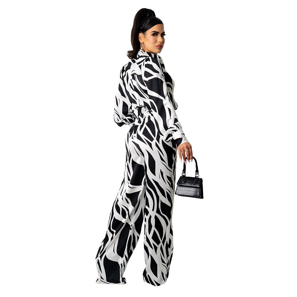 Lapel Single-breasted Shirt Suit Women