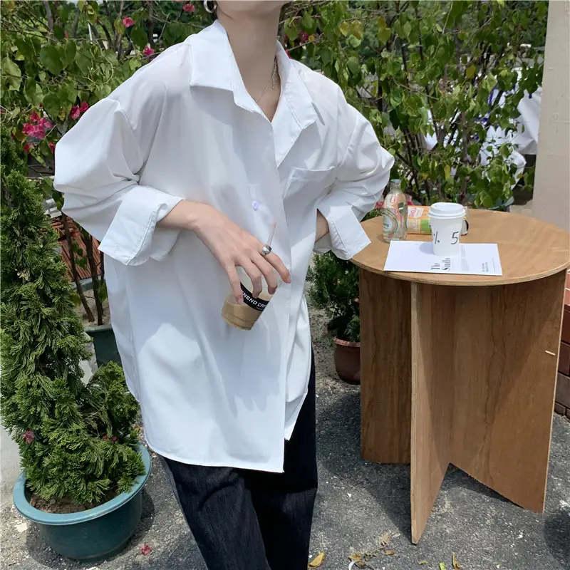 Long-sleeved Temperament Women's Lazy Style Design Niche Shirt