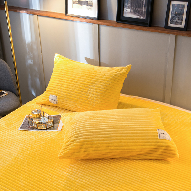 Yellow pillowcase