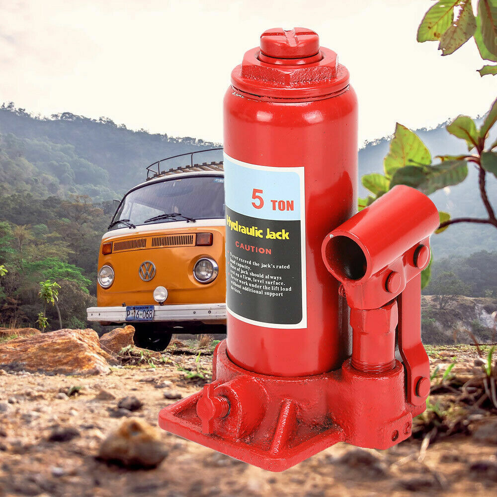 5 Ton Bottle Jack Heavy Duty Hydraulic Lifting Ram Car Van Boat Truck Caravan UK