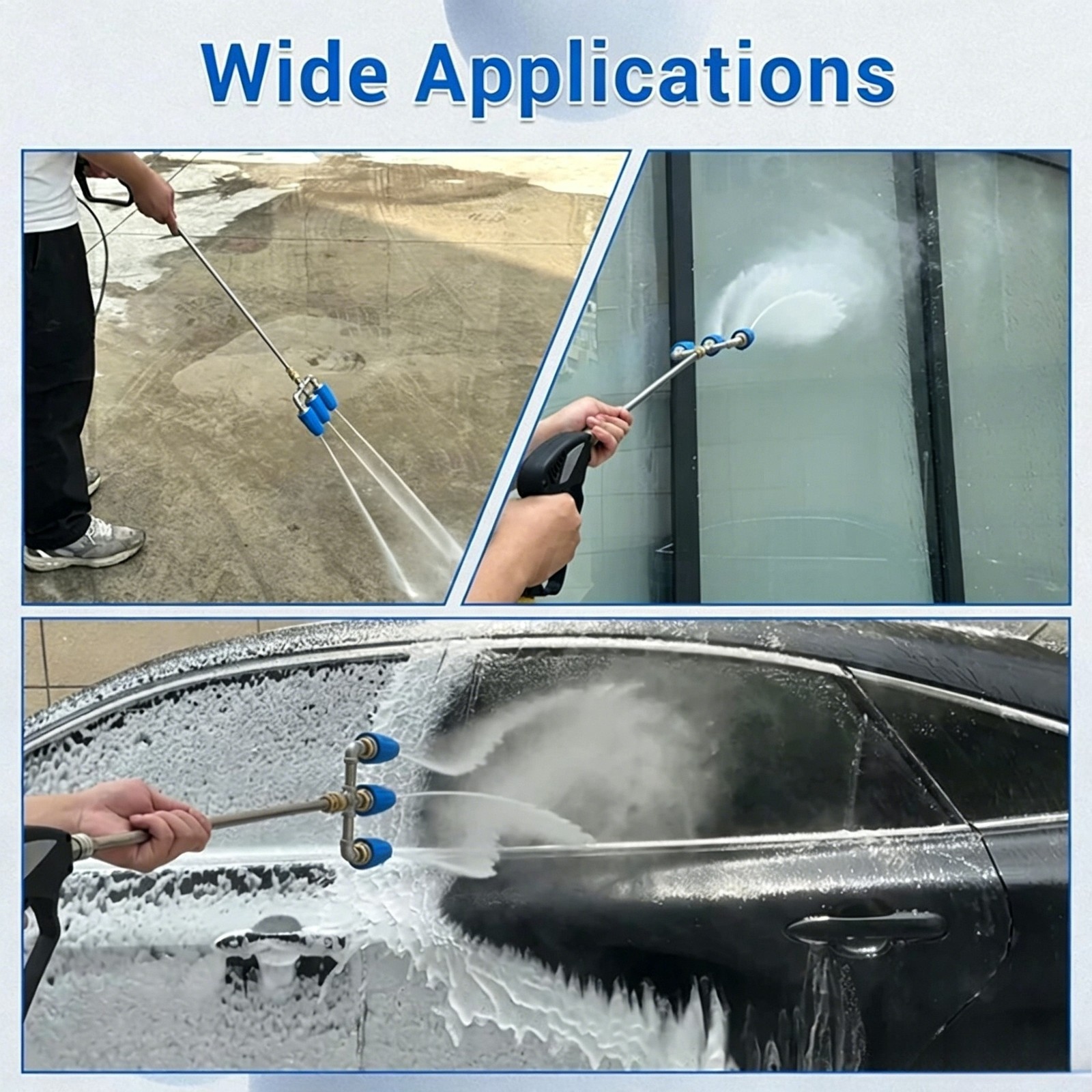 5000 PSI Pressure Washer Tip Triple Turbo Rotating Nozzle 14 Quick Connect — image 5