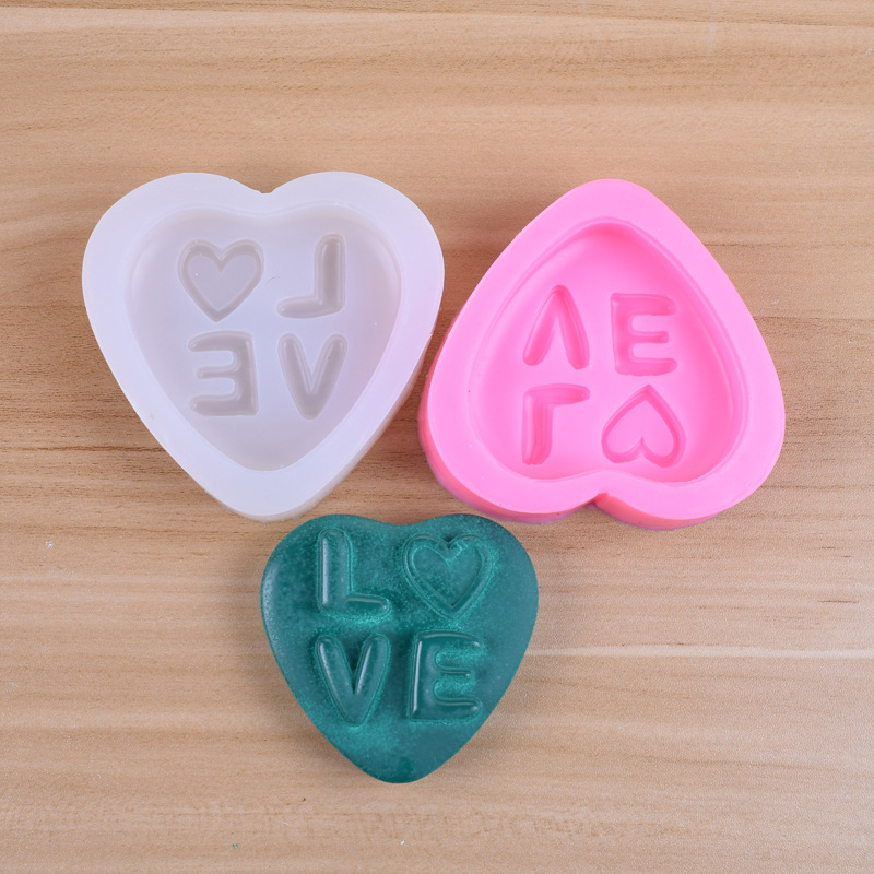 Title 4, Decorative Candle Mold Of Heart Shaped Sugar Ca...