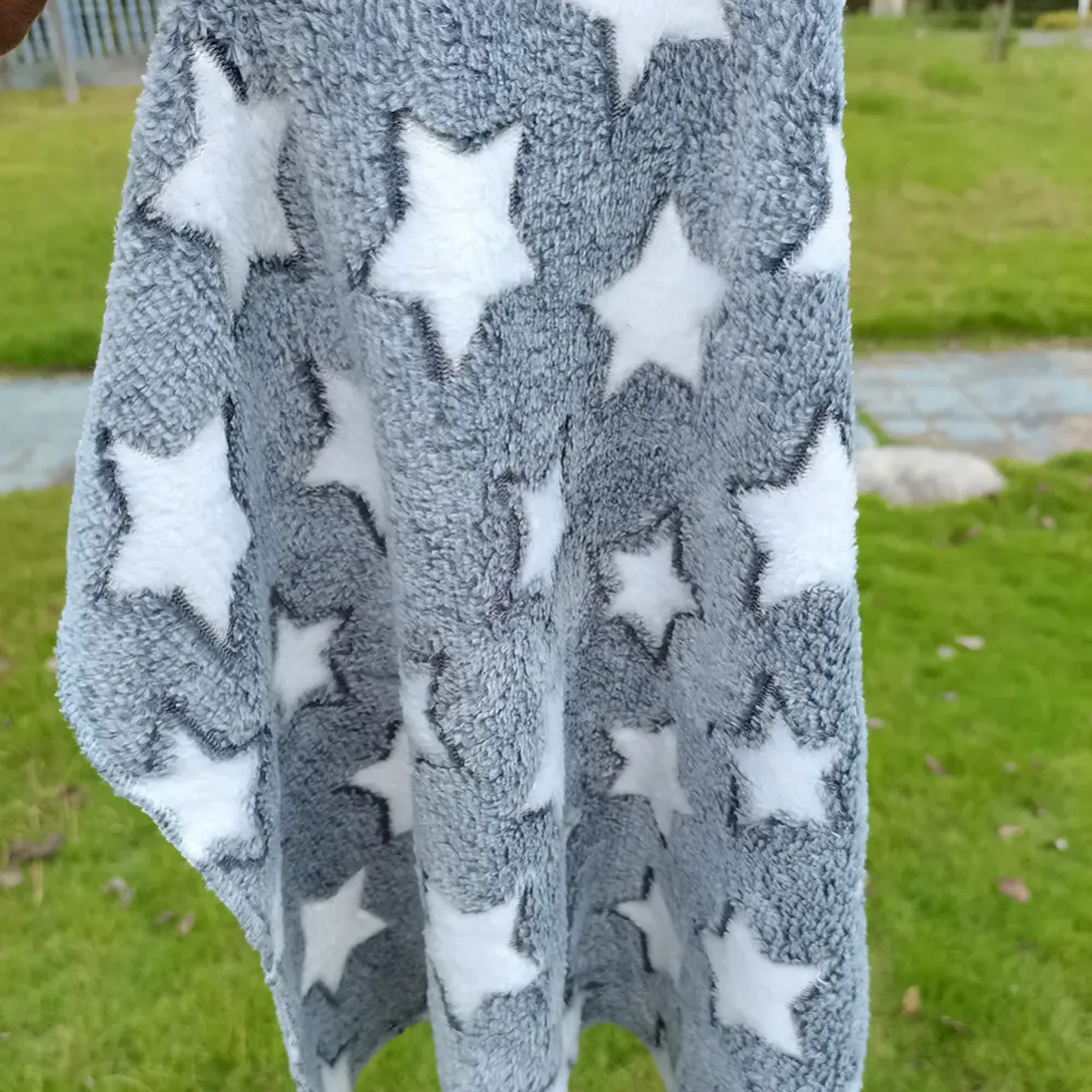 Thick Warm Coral Fleece Cat Kennel Blanket