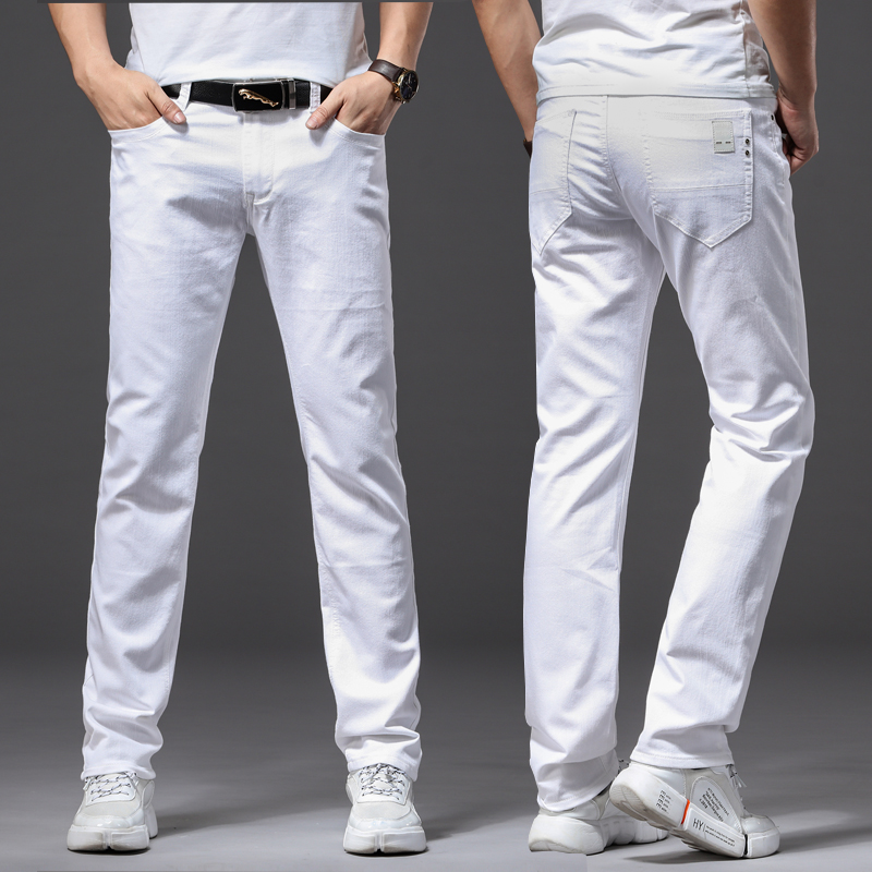 Title 2, Mens light colored loose straight fit summer j...