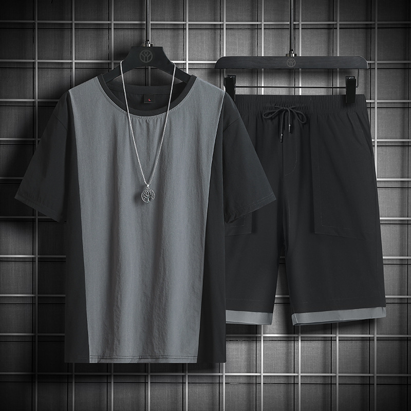 Leisure Ice Silk Sports Suit Running Fitness Quick Dry