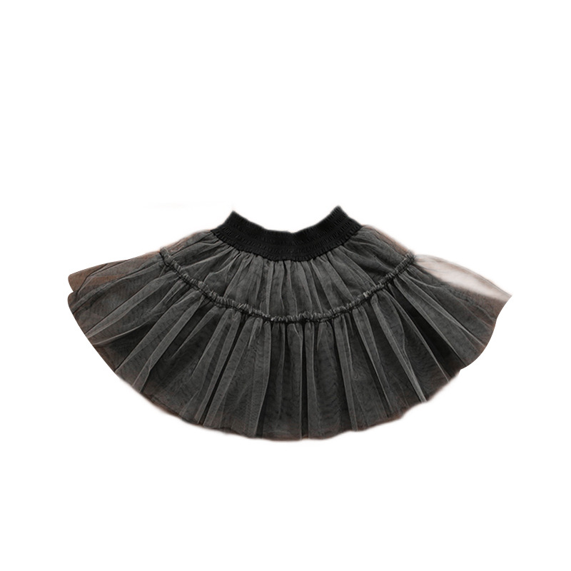 تنورة قصيرة شبكية لطيفة للأطفال الكوريين