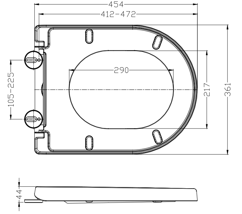 U-shaped Toilet Seat