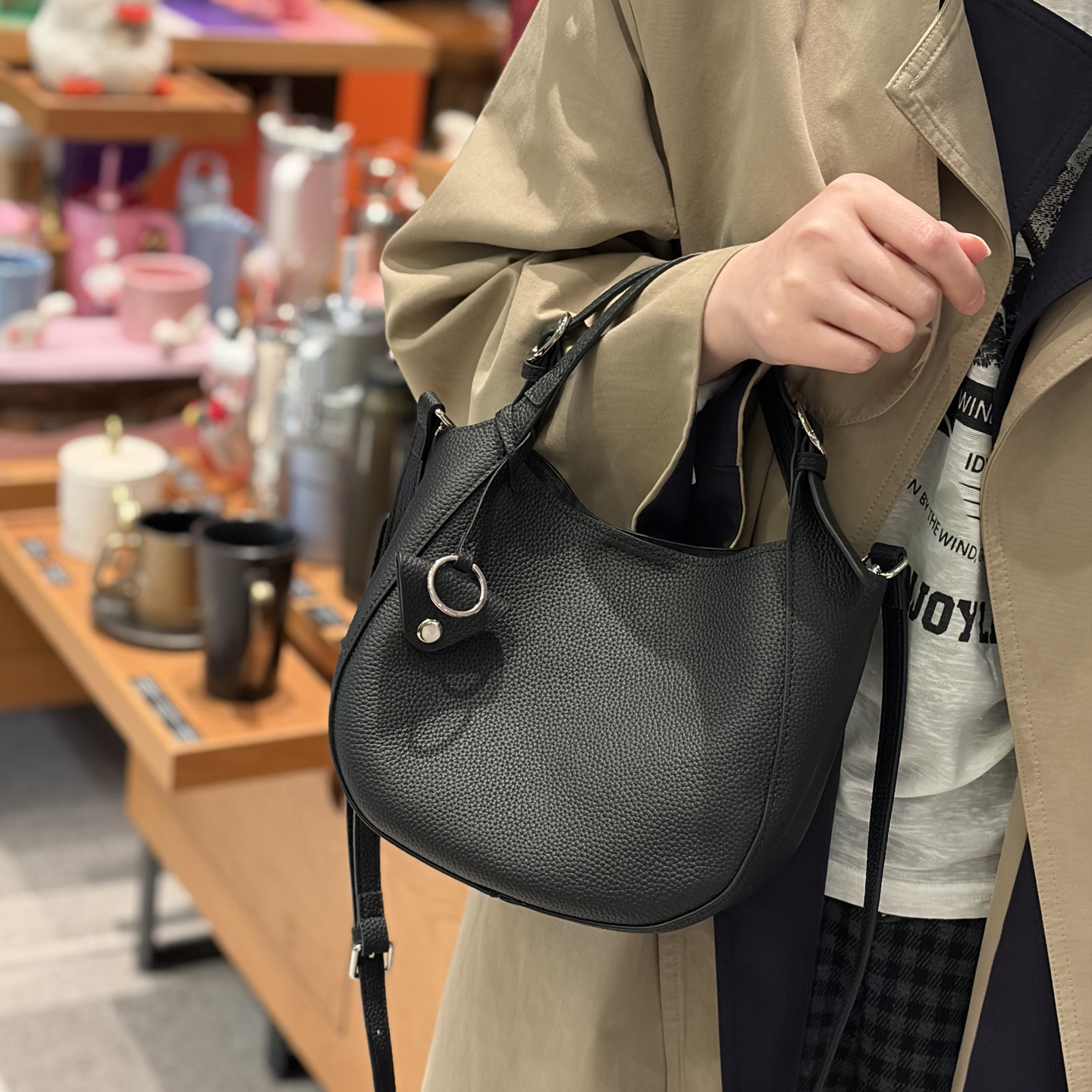 Top-grain Cowhide Hand-grain Tote Bag, High-end Versatile Small-batch Cross-border Genuine Leather Women's Bag 6