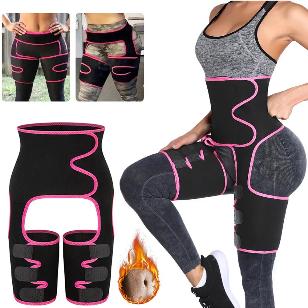 Sweat High Waist Thigh Trimmer Butt Lifter Shapewear Belt