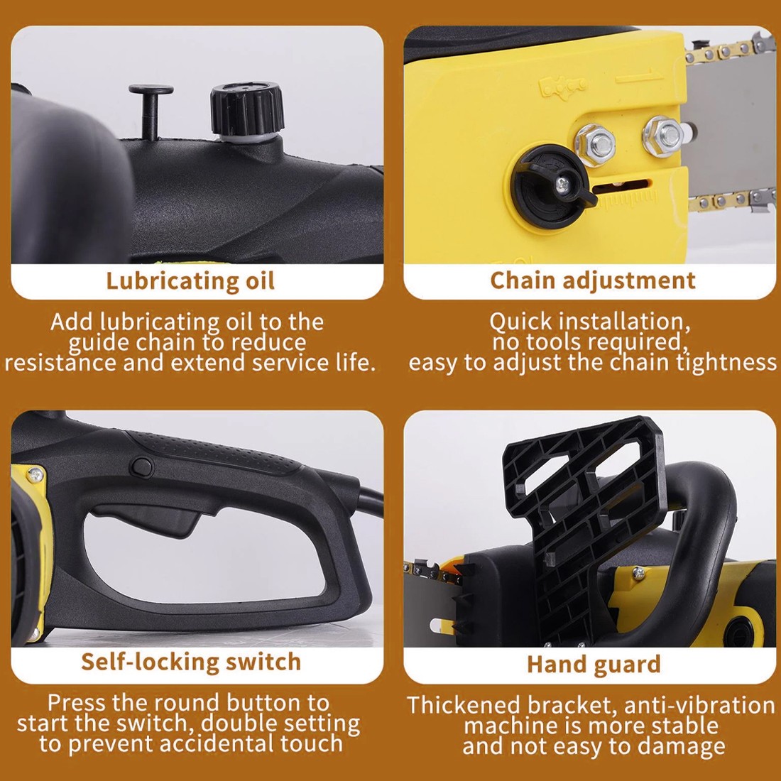 Chainsaw maintenance tips — wiping bar and chain after use