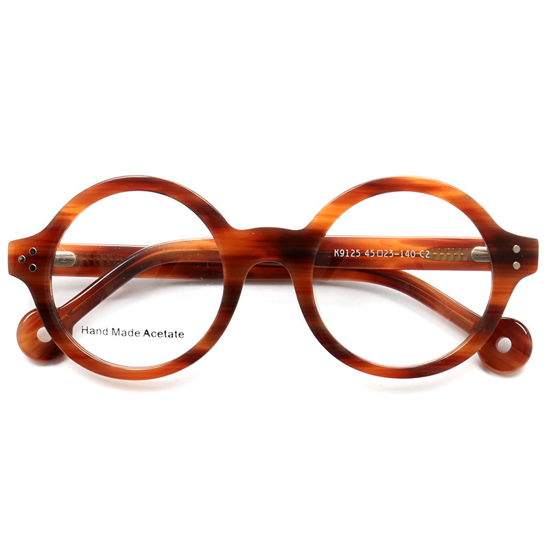 Title 10, Fashion Personality Wood Stripe Glasses Frame